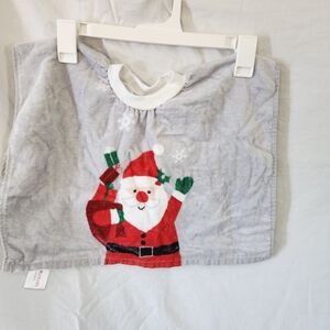 Isaac Mizrahi Gray Baby Bib